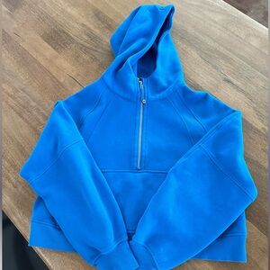 Scuba Oversized Half-Zip Hoodie M/L Color: Poolside